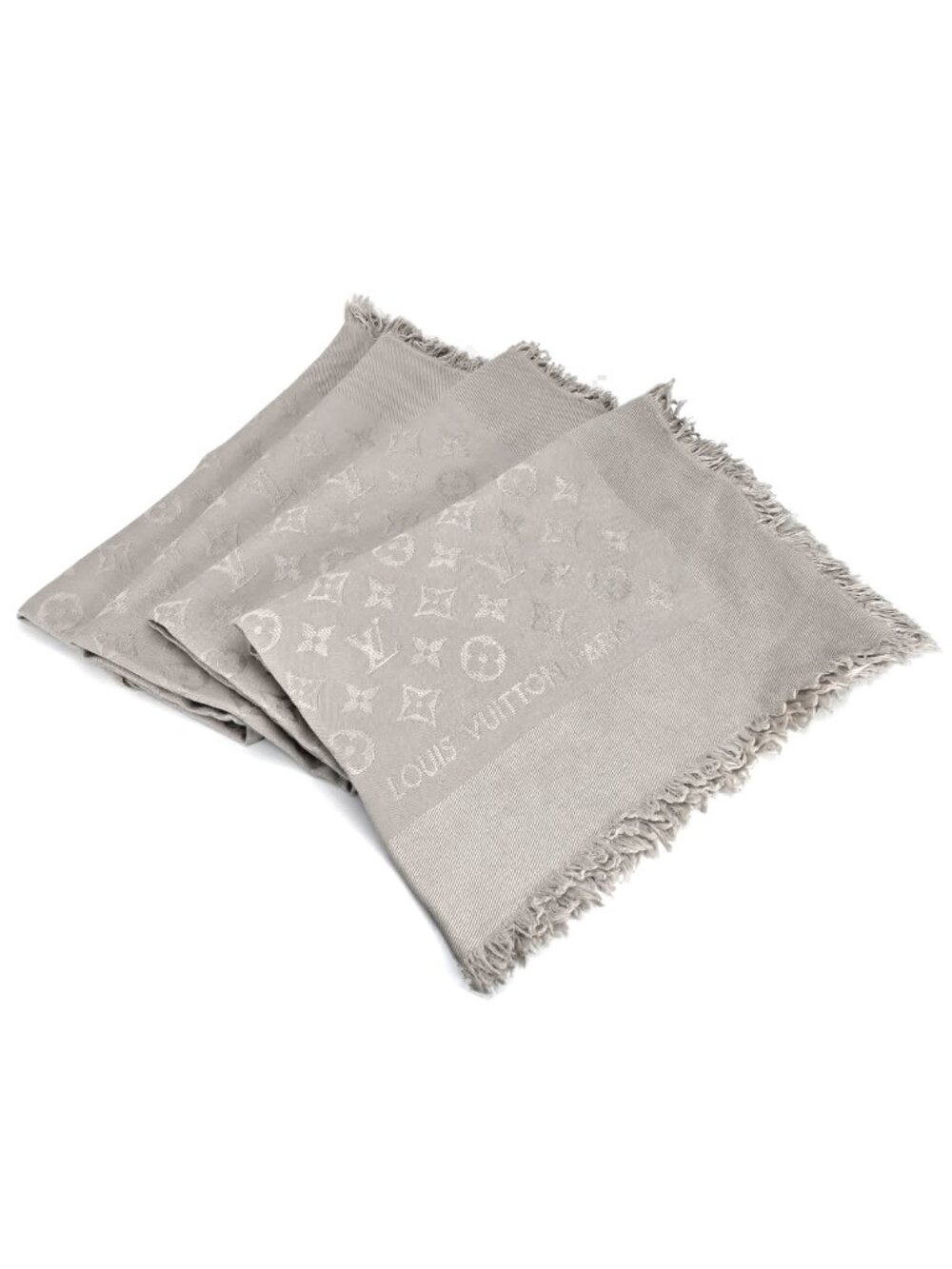 LV monogram shawl - Greige - Good condition